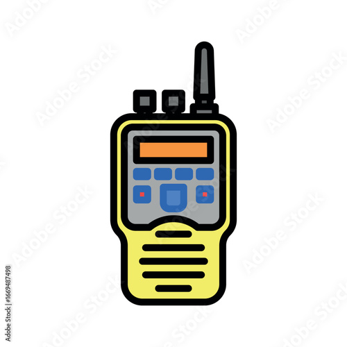 walkie talkie icon vector design template elegant style