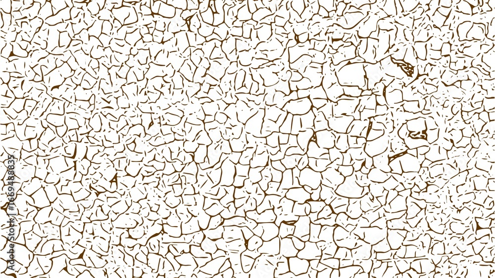 Fototapeta premium Abstract cracked texture background, resembling dried paint or aged surface