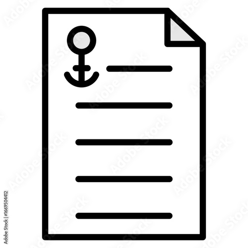 Bill Of Lading Icon