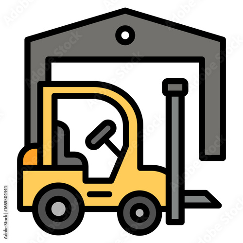 Forklift Truck Icon