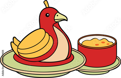 chicken and eggs