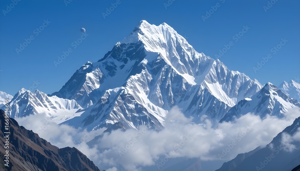 Fototapeta premium Mount Everest, Nepal/China