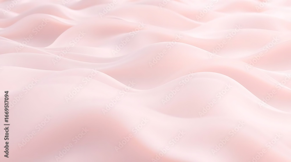 Fototapeta premium Shiny pink and purple silky satin fabric with a smooth flowing wave texture and soft curves for a luxurious textile backdrop design