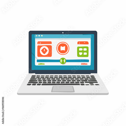 Flat vector gaming icons. Includes controller, arcade machine, gaming laptop, VR headset, esports trophy, mobile gaming, keyboard, headset, loading bar, and pixel sword shield. 