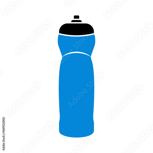 Aluminum bike bottle icon isolated vector graphics