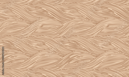 Seamless Thick Braided Hair or Dough Texture Pattern