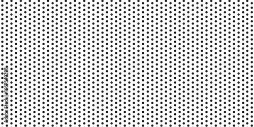 Seamless black dot pattern on white background, perfect for fabric, wallpaper, and wrapping design. Modern minimal polka dot texture for creative projects. High-resolution abstract background.