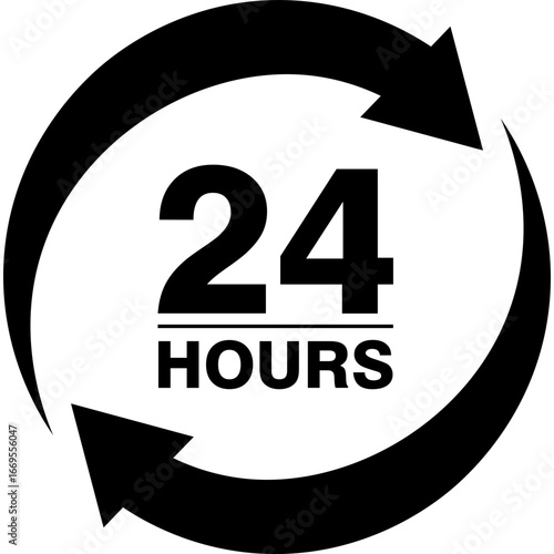 24 Hours Icon