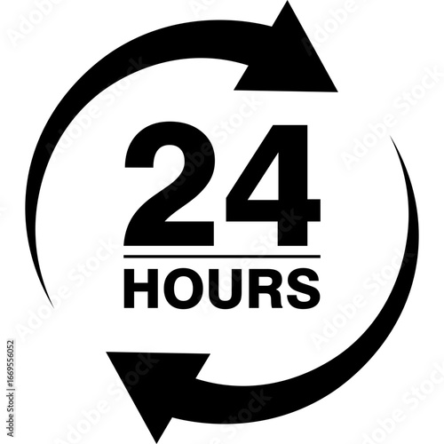 24 Hours Icon