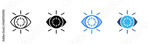 Clarity Of Vision icon set multiple style collection