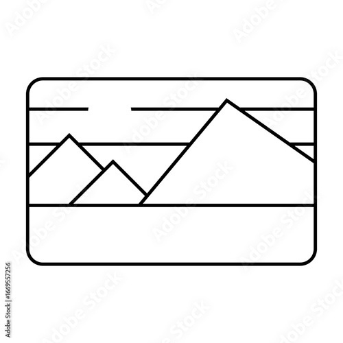 Monoline vector design for t-shirts, hats, strikers and more