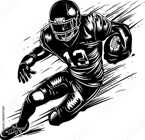 "Gridiron Blitz: #39 in Action"