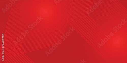 Abstract hexagon rendering of red abstract glass background simple vector futuristic eps10