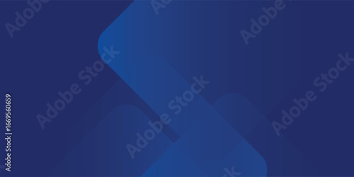 Abstract blue background with glowing geometric lines. Modern blue gradient square shape design. Futuristic technology vector eps10