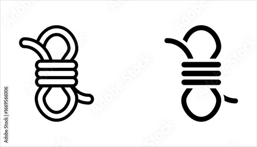coil icon set, Wire coil icon vector illustration on white background.