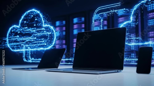 Digital cloud transformation in a hightech data center environment