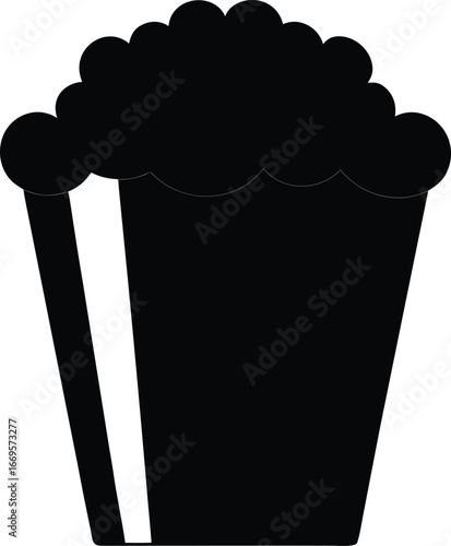 Vector design popcorn icon style