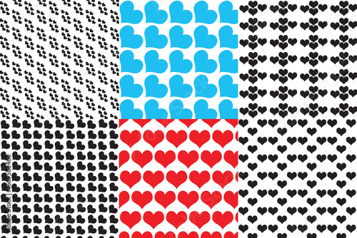 A collection of seamless vector patterns featuring light bulbs in colorful and black-and-white styles. Perfect for textile prints, wallpapers, packaging, web backgrounds, notebooks, wrapping paper, an