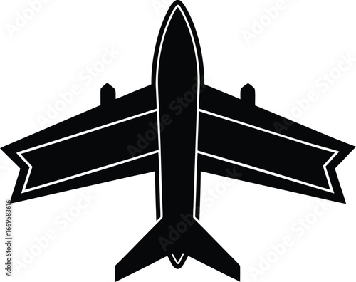 vector illustration of an airplane