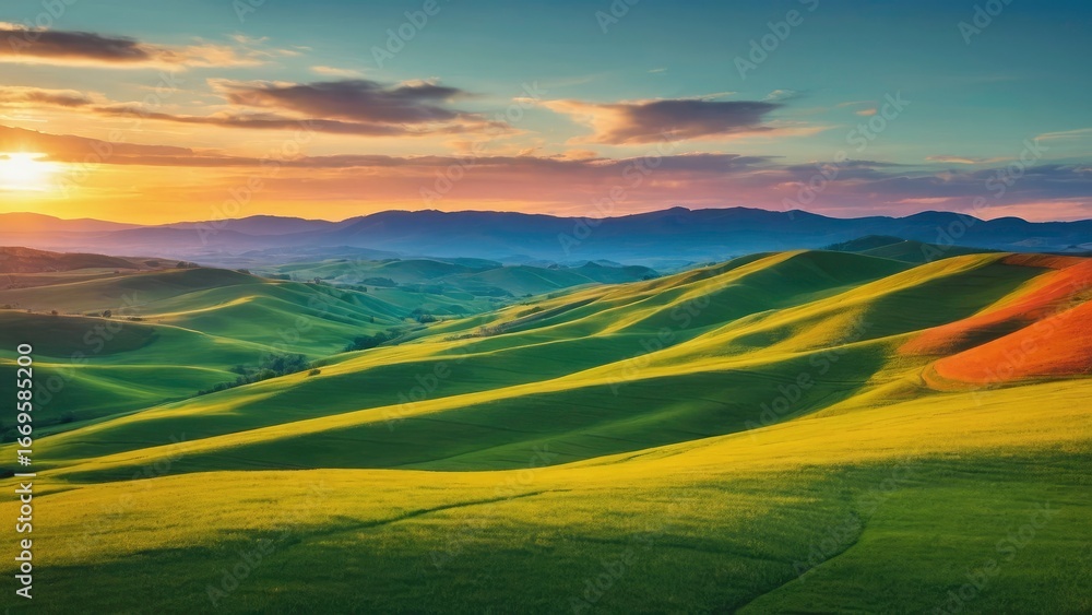 Obraz premium Dynamic KPI Dashboard featuring Generative AI Visualizations, Trend Analysis, Performance Metrics, and Business Intelligence,