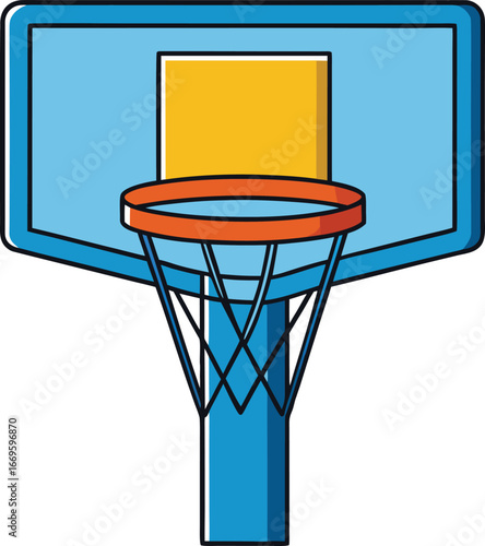 Dynamic basketball basket vector design perfect shot every time