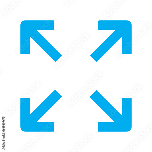 Expand fullscreen maximize colored icon