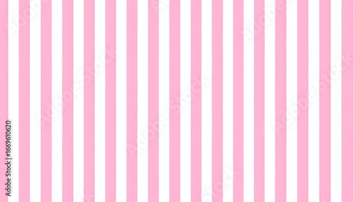 Pink and white vertical stripes background.