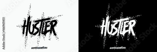 Hustler — Splatter Brush Handwritten Display Font
