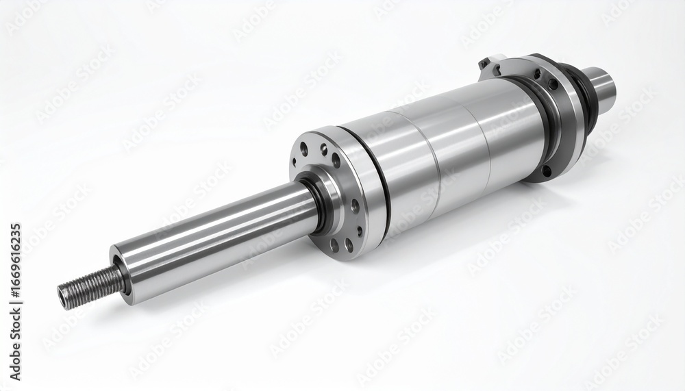 Naklejka premium Hydraulic cylinder