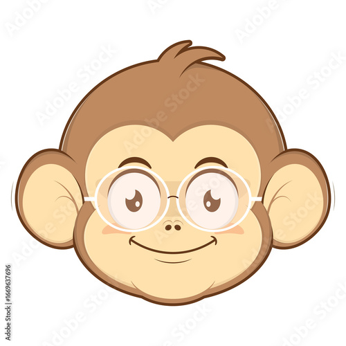 Photography monkey smile face cartoon cute