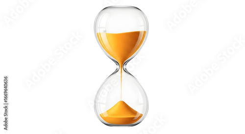 hourglass isolated on white