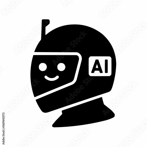 Cute retro cartoon vector illustration of a robot character with a blank sign for your message, symbolizing future technology and business