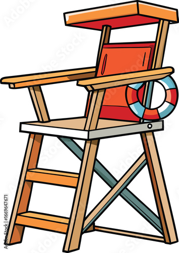Directors Chair Cartoon Illustration
