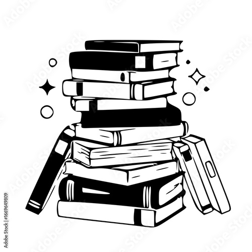 stack of books