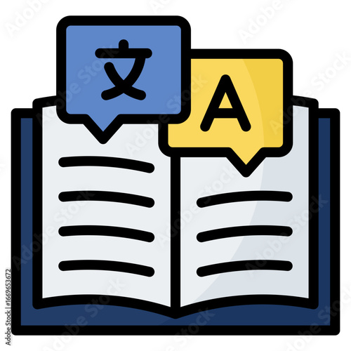 Language Book Icon
