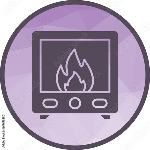 Incinerator icon vector image. Suitable for mobile apps, web apps and print media.