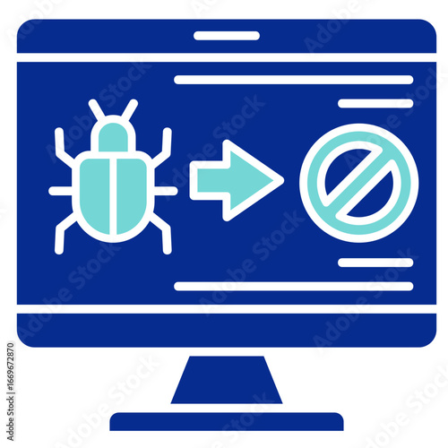 Bug  Icon Element For Design
