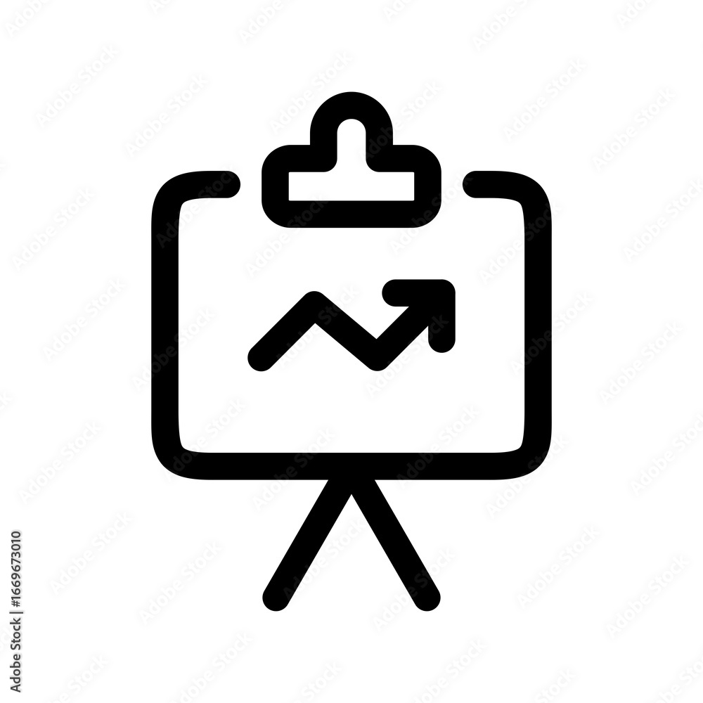 Statistic Board Icon Finance Symbol Vector Statistic Board Icon Finance Symbol Vector