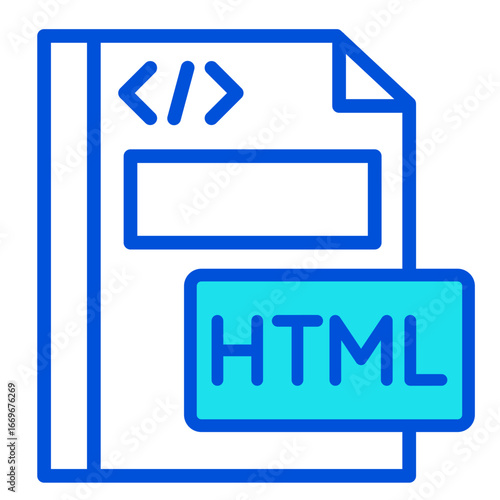 Html File  Icon Element For Design