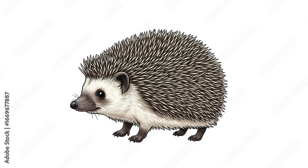Obraz premium Isolated Hedgehog