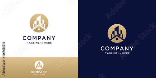 Home icons. House symbol, real estate objects and houses logo design inspiration 