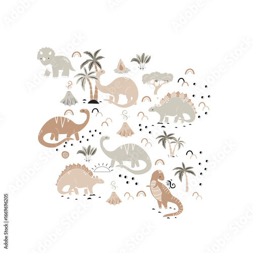 dinosaurus and friend.eps