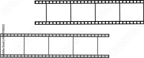 film strip icon  Camera roll. Movie strip Vector illustration.