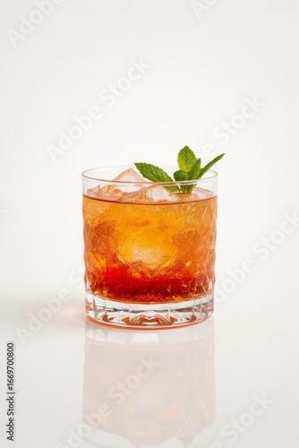 Studio Coctail Drink Photography isolated on the white background very clean image