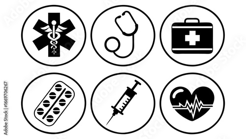 A versatile set of human foot and footprint vector icons for business, web, and medical design