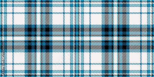 Classic plaid pattern in calming blues, black, and white. Versatile for backgrounds, textiles, fashion, or design projects. A timeless, versatile textile.