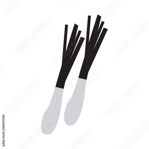 lemongrass logo icon illustration flat