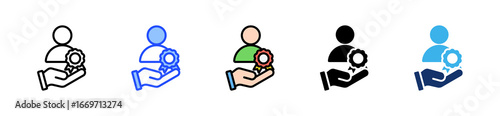 Brand Ambassador Icon Collection With Multiple Styles