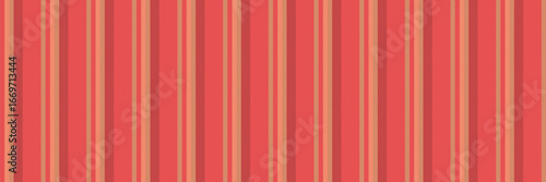 Duvet vertical stripe texture, pink background pattern vector. Long fabric textile lines seamless in red and lime colors.