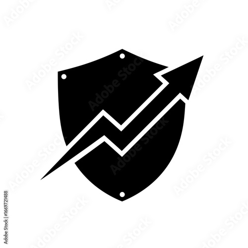 Shield with arrow